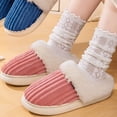 thumbnail image 4 of CHICVOMEY Women's House Slippers with Memory Foam Indoor & Outdoor Fuzzy Slip-On Shoes Winter Slippers for Women, 4 of 7