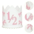 thumbnail image 6 of FVDPWYE 1/2 Birthday Crown Little Princess Crown Sweet Girls Bow Decorative Themed Party Pink, 6 of 9