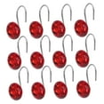 thumbnail image 6 of KAKOWELY Elegant Design Shower Curtain Holder Crystal Shape 12Pcs 2.6X2.4X1.4In, 6 of 8