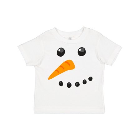 

Inktastic Snowman Face Gift Toddler Boy or Toddler Girl T-Shirt