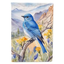 Carolines Treasures DAC7447GF 15.5 x 11.25 in. Nevada Mountain Bluebird Garden Flag