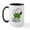 White/Black Inside, variant on CafePress - Snoopy Hugging Clover - 15 oz Ceramic Large White Novelty Mug