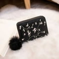 thumbnail image 2 of Women's Fashion Wallet Handbag Clutch Card Holder With Embroidery Design Compact Slim Short Purse For Daily Use, 2 of 3