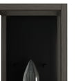 thumbnail image 4 of Hunter - Squire Manor 1-light Matte Black, Small Sconce Light, Dimmable, Modern Style, for Bedrooms, Dining, Living Rooms - 19669, 4 of 7