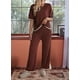 thumbnail image 5 of Pantalón de Punto de Corta, Color Marrón, Talla L, 5 of 7