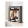 thumbnail image 2 of SONGMICS Closet Storage Organizer, Portable Wardrobe with Hanging Rods, Clothes Rack, Gray, 2 of 5