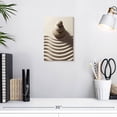 thumbnail image 3 of Elephant Stock White Zen Wall Art - Vertical Canvas Wall Art - Living Room Wall Decor - Wellness Canvas - Beige And Brown Decor - 8" x 12", 3 of 8