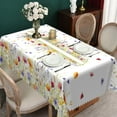 thumbnail image 3 of Pbobriich Wildfloral Linen Tablecloth 54X78 Inch Rectangular,Rustic Table Cover for Party Picnic Dinner Decor, 3 of 4