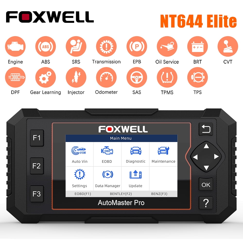 Foxwell Auto Full System Car OBD2 Scanner Diagnostic Scan Tool ABS Airbag DPF US 