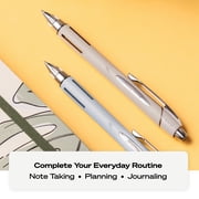 uniball Jetstream RT Retractable Ballpoint Pens, Fine Point, 0.7mm, Pastel Color Barrel, Black Ink, 4 Count