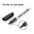 Keebor Fine Tip Dry Erase Markers, Black LowOdor NonToxic, 16