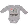 thumbnail image 3 of Inktastic Mimi and PopPop Love Me Baby Gift Boys or Girls Long Sleeve Baby Bodysuit, 3 of 5