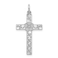 thumbnail image 1 of 925 Sterling Silver Cross Necklace Pendant Charm Religious Latin, 1 of 6