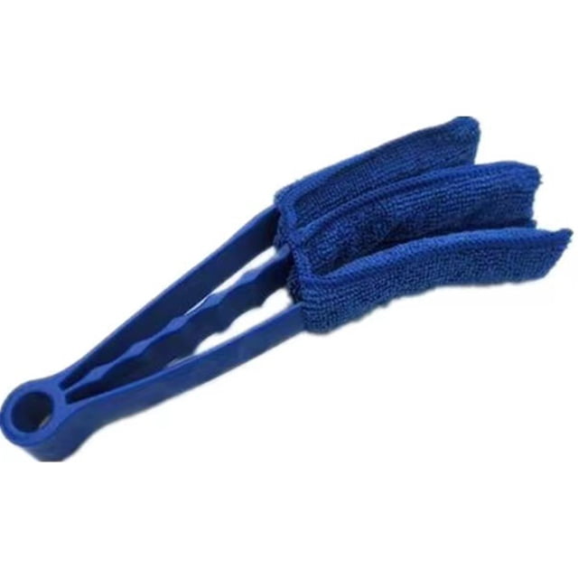 CRCMURE Cleaning Brush Window Blind Cleaner Duster Brush With 1 Microfiber Sleeves Blind Cleaner Tools For Window Shutters Blind Air Conditioner Jalousie And Dust