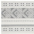 thumbnail image 4 of SAFAVIEH Classic Vintage Eric Geometric Polyester Area Rug, Grey, 8' x 10', 4 of 5