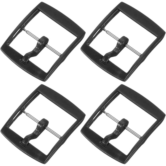 4 Pcs Watch Band Replacement Buckle, 16mm 20mm Plastic Watch Strap Clasp Replacement for Leather Nylon Watch Bands