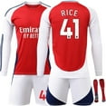thumbnail image 1 of GZSL 2425 England Soccer Club Home Training Jersey, NO.41 Fans Trainning Football Jerseys Kits For Kids And Adult 3 Piece Set, 1 of 8