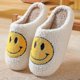 thumbnail image 1 of Zapatillas s s FACE zapatillas sonrientes femeninas caras zapatillas retro s FACE soft P zapatillas cómodas y cálidas 42 - 43, 1 of 3