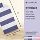 thumbnail image 4 of Toalla de playa Loon & Lake Luxury Block Stripe, 100% algodón, 4 of 9
