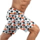 thumbnail image 2 of Ceisia Men's 2-in-1 Quick Dry Swim Trunks Tropical Palm Tree Print Elastic Waist Beach Shorts with Compression Liner Gift, 2 of 5