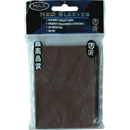 - Max Protection Flat Standard Gaming Card Sleeves, Flat Chocolate Brown, 50 Count