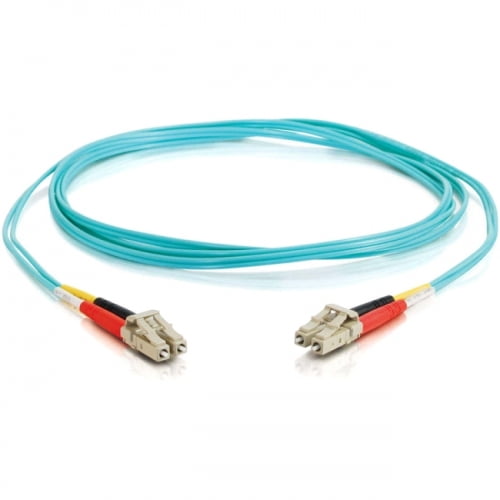 C2G (Cables To Go) Câble fibre - LC - Male - LC - Homme - 2 M - Fibre optique - Aqua