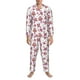 thumbnail image 3 of Balery Purple Mushroom Pijama para Hombre de Dos Piezas con Manga Larga, Conjunto de Dormir y Descanso Suave con Bolsillos-X-Large, 3 of 7