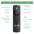 thumbnail image 4 of Control Remoto Para Amazon Fire Tv Stick 4k Lite Cube Max Malubero Verde, Negro, 4 of 5
