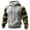 Light Gray, variant on Men’s Pullover Hoodie with Raglan Camouflage Sleeves and Adjustable Drawstring Hood for Everyday Wear Dark Blue L