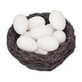 thumbnail image 4 of Mini huevos artificiales y nido de casa de muñecas BuyWeekMX DISEÑO revolucionario, 4 of 9