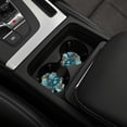 thumbnail image 5 of Car Cup Holder Pads 2 Pack Neoprene Coasters For Car Interior Non-Slip Waterproof Protectors Fit For Car Truck Suv Teal Gold Marble, 5 of 5