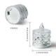 thumbnail image 1 of Decoraciones Paquete de 24 velas LED electrónicas de cristal transparente, irrompibles, sin llama, a pilas, para decoración navideña y ambiente festivo. Rkxzt, 1 of 7