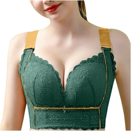 IFNND Womens Plus Size Bra Women s Comfortable Breast Casual Bra Underwear Sexy Lace Large Size No Underwire Full Coverage Everyday Bras
