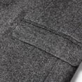 thumbnail image 4 of Jinda Men's Suit Blazer Casual Sport Coat Slim Fit Button Flap Pocket Pocket Suit Separate Grey 34, 4 of 4