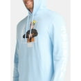 thumbnail image 4 of Naruto Men's & Big Men's Graphic LS French Terry Hoodie, Sizes XS-3XL, 4 of 5