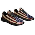 thumbnail image 6 of Beagle American flag Patriot Shoes Sneakers Black Size 3.5, 6 of 7