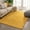 Yellow, variant on Well Woven Solid Color Blush Pink Soft Shag Area Rug