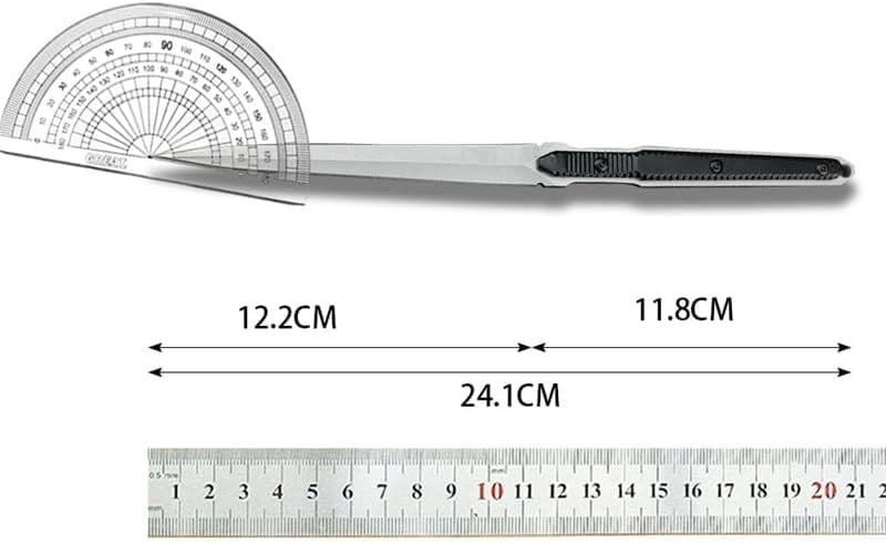 ABCISI 9.5in Tactical Fixed Blade Knife with Sheath, Steel Blade Aluminum Handle, Outdoor Survival Camping Fishing Hunting Knife Cutting Tool, Best Gifts for Men (Silver)