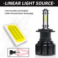 thumbnail image 4 of Bombillas LED universales de 4 lados para faros antiniebla de faros de automóviles 6500K 8000LM 52W 9-32V DC Ndcxsfigh Accesorios para autos y motos, 4 of 9