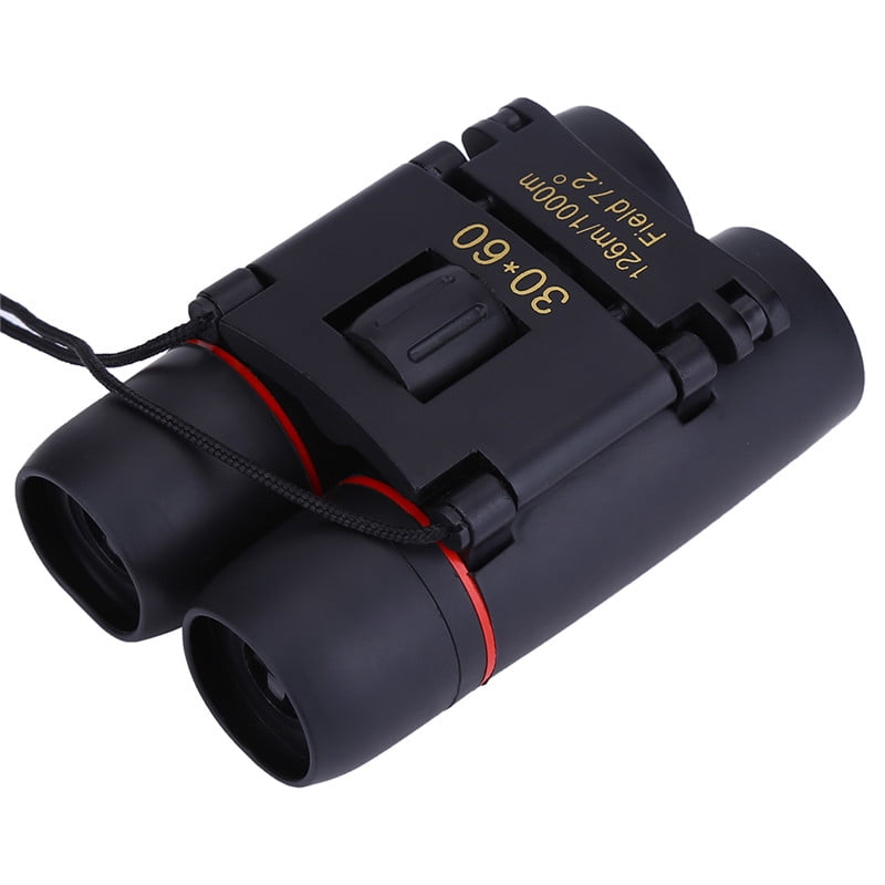 Walfront Compact 30x60 Kids Binoculars for Bird Watching, Dual Focusing (Slate Black)