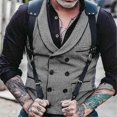 thumbnail image 4 of Style Men's Suspenders Belts New Fashion Gentle Sportsman Suspenders Leather Straps Adult Belts Guanguan, 4 of 5