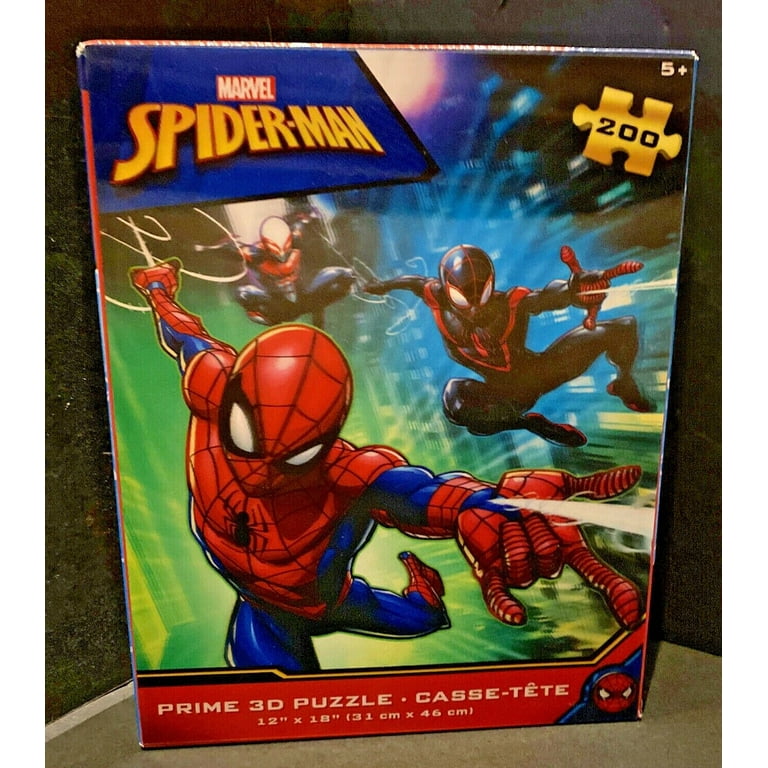 Prime 3D Puzzle Box - Spiderman Jigsaw Puzzle 200pc
