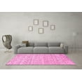 thumbnail image 3 of Ahgly Company Indoor Square Abstract Pink Modern Area Rugs, 8' Square, 3 of 4