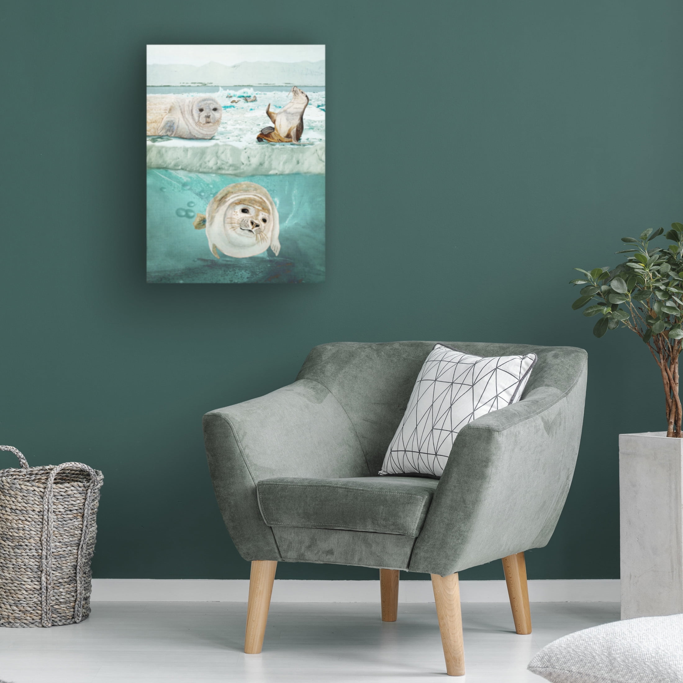 Canvas Wall Art - Angeles M. Pomata 'Arctic Expedition' Wall Art for Living Room, Bedroom, or Office D?cor by Trademark Fine Art - 24 x 32 Inches