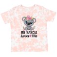 thumbnail image 3 of Inktastic My Babcia Loves Me Grandchild Girls Toddler T-Shirt, 3 of 5