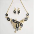 thumbnail image 3 of ATTOE Necklace Ear Ring Explosion Models European and American Accessories Accessories Jewelry Set Female (Color : Colorful), 3 of 3