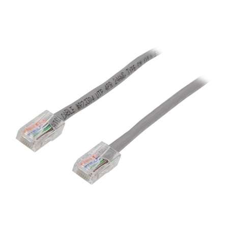 UPC: 0722868106365 | Belkin A3L791-12 12 ft. Cat 5E Gray Cat5e Patch Cable