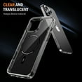 thumbnail image 3 of Decase Magnetic Case for iPhone 16 Pro Max,Compatible with Mag-safe,Military-Grade Protection,Slim Stylish Non-Yellowing Shockproof Case for iPhone 16 Pro Max,Clear Anti-Scratch Back Cover,Black, 3 of 7