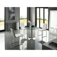 thumbnail image 4 of Casabianca Home Leandro Set of 2 Polyurethane Leather Dining Chairs - White, 4 of 5