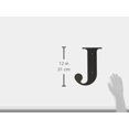 thumbnail image 2 of Village Wrought Iron LET-I House Plaque Letter I - Black, 2 of 2